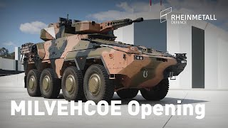 Rheinmetall Defence Australia’s Military Vehicle Centre of Excellence MILVEHCOE [upl. by Timotheus170]