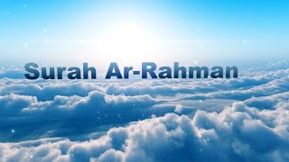 Surah RAHMAN The Beneficent with English Transliteration  Translation Full HD [upl. by Alahsal811]