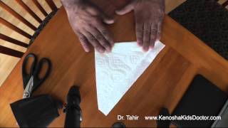 How To Make A Coffee Filter Using A Paper Towel [upl. by Dragelin]