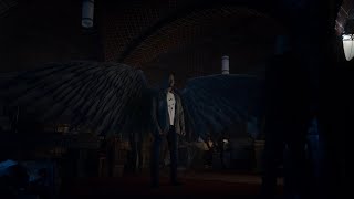 Lucifer S05E05  Amenadiel shows his immortality and wings [upl. by Doowyah]