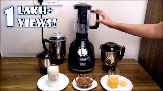 How to use Blender Jar in Mixer Grinder for Juicing Pulp Extraction Blending  Maharaja Whiteline [upl. by Keefer579]