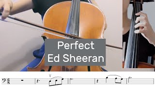 Ed Sheeran  Perfect Cello Tutorial by Cello Studio [upl. by Barina]