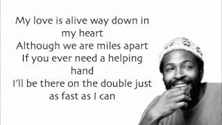 Marvin Gaye  Aint No Mountain High Enough  Lyrics [upl. by Fry538]