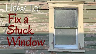 How To Fix a Stuck Window [upl. by Pember471]