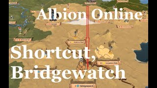 Albion Online  Caerleon to Bridgewatch fast almost safely [upl. by Yerffoej]