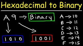 How To Convert Hexadecimal to Binary [upl. by Gazo]