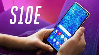 Samsung Galaxy S10E review smaller cheaper better [upl. by Aicinet]