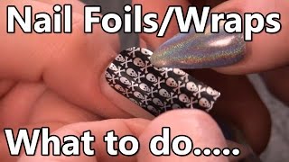 How to Use Nail Art FoilsWraps  Naio Nails Tutorial [upl. by Kcirdes]