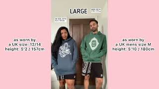 Hoodie sizing guide  Keep It Bright [upl. by Seldun]