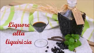 LIQUORE ALLA LIQUIRIZIA 🍷  anima nera  facile e veloce  homemade  Lorenzo in cucina [upl. by Mayram]