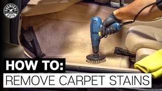 How To Clean Really Bad Carpet Stains  Chemical Guys [upl. by Ran]