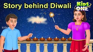 The Real Story behind Diwali  Festival of Lights  Mythological story  Narak chaturdashi  KidsOne [upl. by Olimreh]