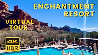 4K HDR Virtual Tour  Enchantment Resort Sedona [upl. by Arhna]