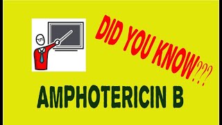 Amphotericin B  POINTS TO REMEMBER  PharmCept [upl. by Assenay]