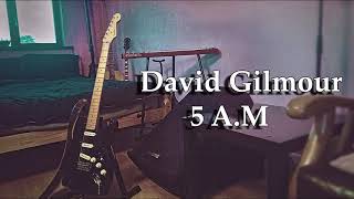 5 AM  David Gilmour Backing Track [upl. by Licastro169]