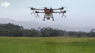 DJI  Agras T16  Agricultural Spraying Drone [upl. by Cnut]