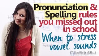 Spelling amp Pronunciation Rules you missed out in school  English pronunciation lesson for beginners [upl. by Sibyls924]