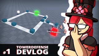 MAKING a ROBLOX TOWER DEFENSE GAME devlog  1 Enemy Movement [upl. by Jerrol]