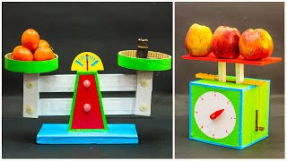 Weighing Scale Working Model  Science Projects [upl. by Andrei]