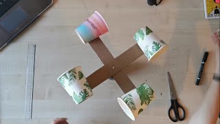 STEM activity WIND ANEMOMETER for kids [upl. by Dragelin890]