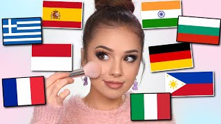 FOREIGN LANGUAGES Makeup CHALLENGE [upl. by Nniw163]