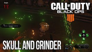 Zombies IX  Skull Locations and Grinder Easter Egg Step Black Ops 4 [upl. by Wieren]