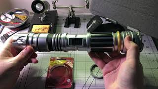 QUICK AND CHEAP FIX for a loose Star Wars Galaxys Edge lightsaber from Savis Workshop [upl. by Jerrome258]