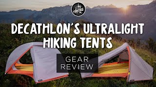 Decathlons ultralight Forclaz 900 hiking tents reviewed [upl. by Nerrat]