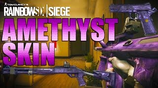 Rainbow Six Siege  In Depth AMETHYST SKIN [upl. by Okubo]