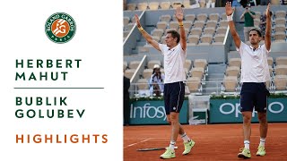 PH Herbert  NMahut vs A Bublik  A Golubev  Final Highlights  RolandGarros 2021 [upl. by Xuerd]