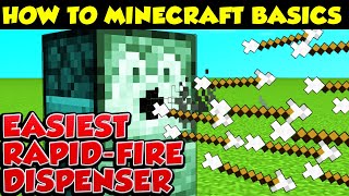 How to Make a Repeating Dispenser in Minecraft 116  Easy and Compact  Minecraft Survival Noobs 6 [upl. by Idona]