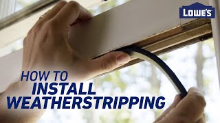 How To Install Weatherstripping [upl. by Duma]