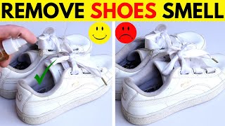 How to Get Rid of Smelly Shoes Instantly Without Washing  DIY Best Shoe Odor Eliminator Deodorizer [upl. by Palmira271]