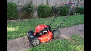 CRAFTSMAN M230 163cc 21in Selfpropelled Gas Lawn Mower with Briggs amp Stratton Engine [upl. by Mahla320]