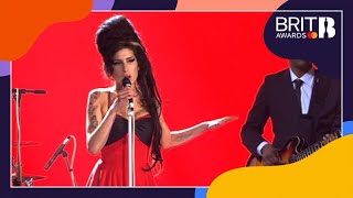 Amy Winehouse  Rehab Live at The BRITs 2007 [upl. by Yelsnia]