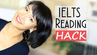 IELTS Reading HACK  How to answer questions FAST [upl. by Fulvi]