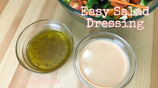 Easy Salad Dressings  Really Quick [upl. by Sessilu]