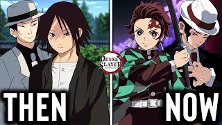 Demon Slayer Kimetsu no Yaiba THEN vs NOW [upl. by Alonzo]