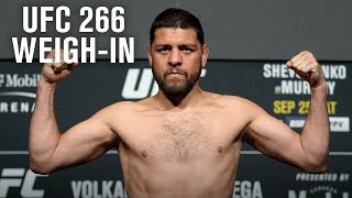 UFC 266 Volkanovski vs Ortega Weighin [upl. by Lytsirk]