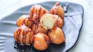 Loukoumades Recipe  Greek Doughnuts Recipe  Quick Donuts Recipe [upl. by Ehc]