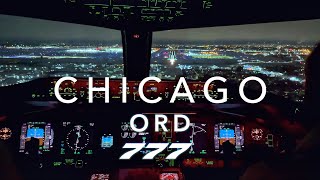 CHICAGO  BOEING 777 LANDING 4K 60P [upl. by Niawtna]