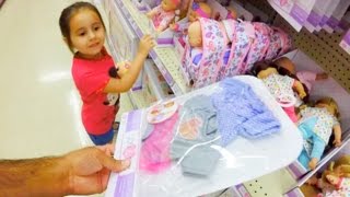 BABY DOLL CLOTHES SHOPPING  ThePlusSideOfThings [upl. by Dedrick759]