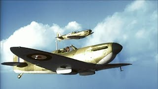 WW2  The Battle of Britain Real Footage in Colour [upl. by Enreval902]