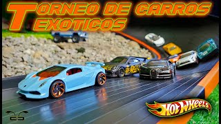 Carreras de Hot Wheels  Torneo de Carros Exóticos [upl. by Kiele]