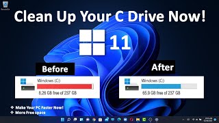 How To Clean Local Disk C Drive In Windows 11 Speed Up Your Windows 11 [upl. by Mckenna]