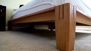 I Built A Thuma Bed Frame From Cherry Hardwood [upl. by Walford196]