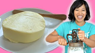 How to Make BUTTER with a 100year Old Gadget  The Dazey Churn [upl. by Ynnav321]