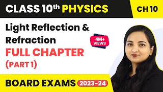 Light Reflection and Refraction Full Chapter Class 10 Physics  Class 10 Physics Part 1 202223 [upl. by Narcis460]