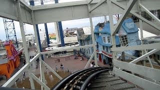 Wild Mouse onride HD POV Pleasure Beach Blackpool [upl. by Maloy]