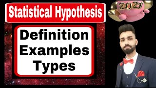 Statistical Hypothesis Definition and Examples  Statistical Hypothesis  Statistical Analysis [upl. by Thay]